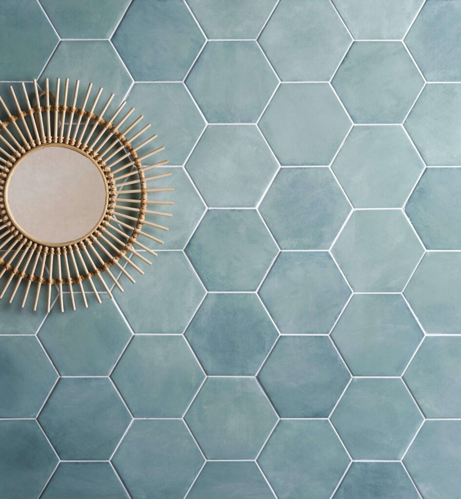 Small Brick & various shaped tiles The Tile Shop London